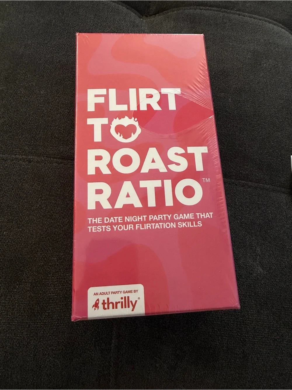 Flirt to Roast Ratio Thrilly Adult Date Night Party Card Game NEW SEALED 17+